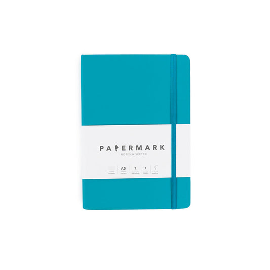 Libreta A5 punteada Azul Claro