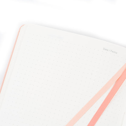 Libreta A5 punteada Coral