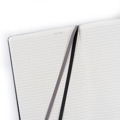 Libreta A5 lineada Negro