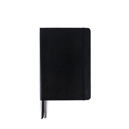 Libreta A5 lineada Negro