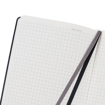 Libreta A5 cuadriculada Negro
