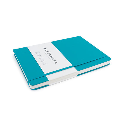 Libreta B5 cuadriculada  Azul claro