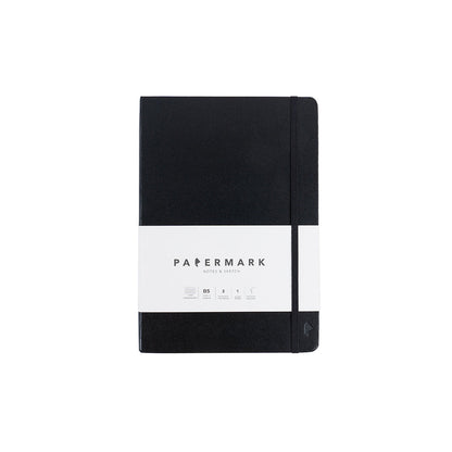 Libreta B5 lineada Negra