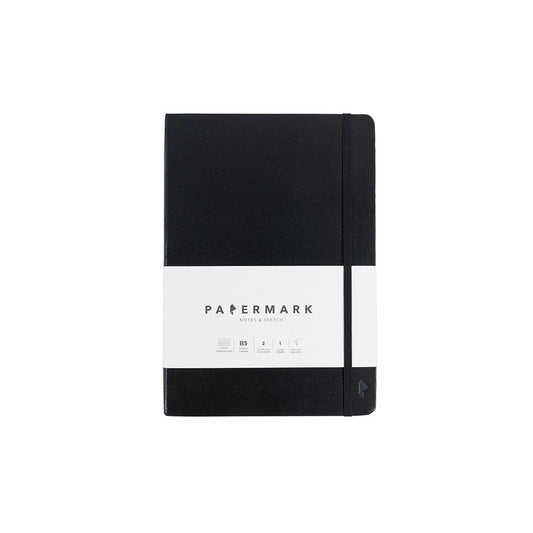 Libreta B5 lineada Negra