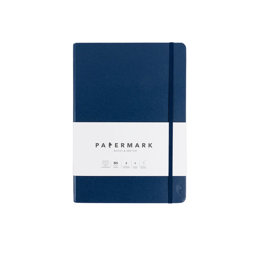 Libreta B5 lineada Azul marino