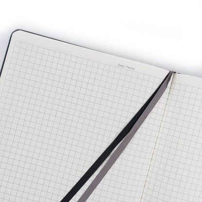 Libreta B5 cuadriculada  Negra
