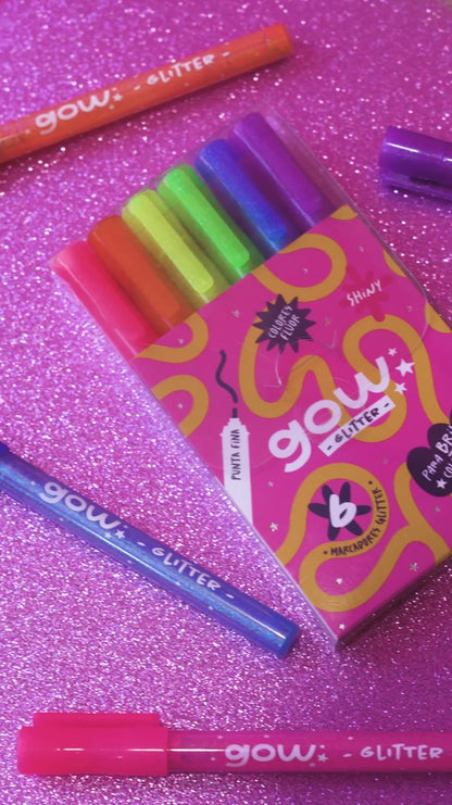 Marcadores Gow Glitter