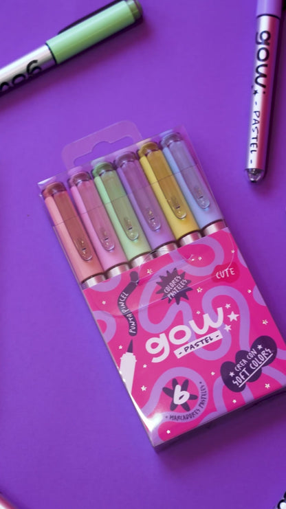 Marcadores Gow Pastel