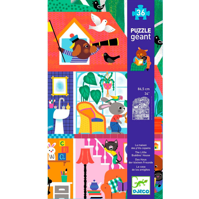 Puzzle Gigante La casa de los amiguitos 36 piezas