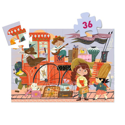 Puzzle Silueta El viaje de Mia - 36 piezas