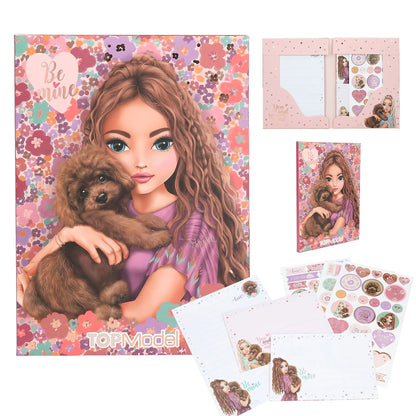 Top model set de cartas floral Be mine