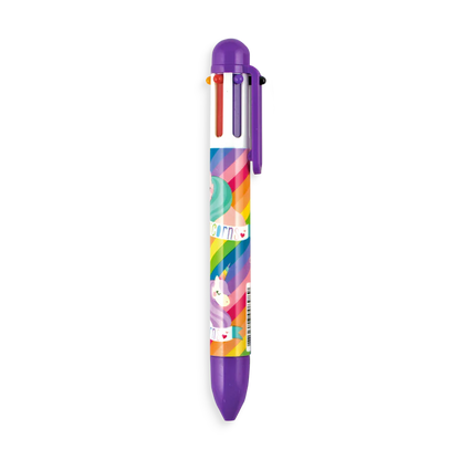 Boligrafo 6 colores Unicornios