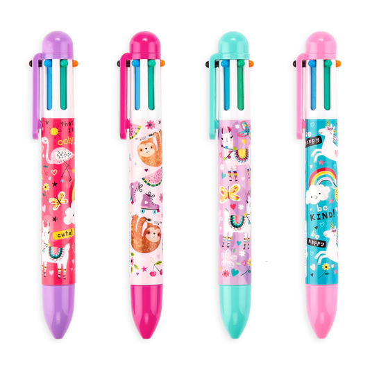 Boligrafo 6 colores Sugar joy