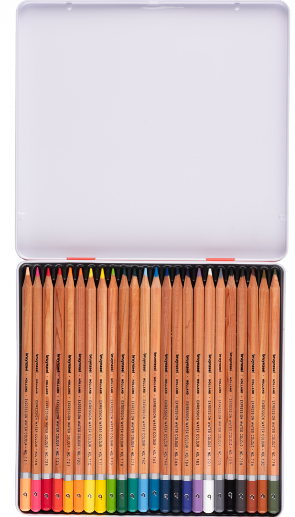 Set de 24 Lápices de colores Acuarelables Expression