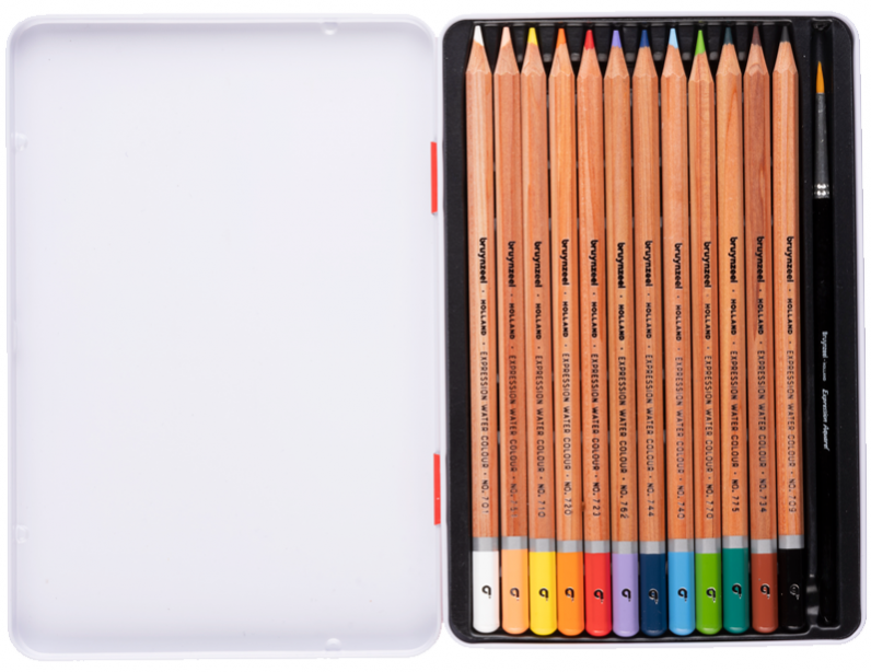 Lápices de colores Acuarelables set de 12 colores