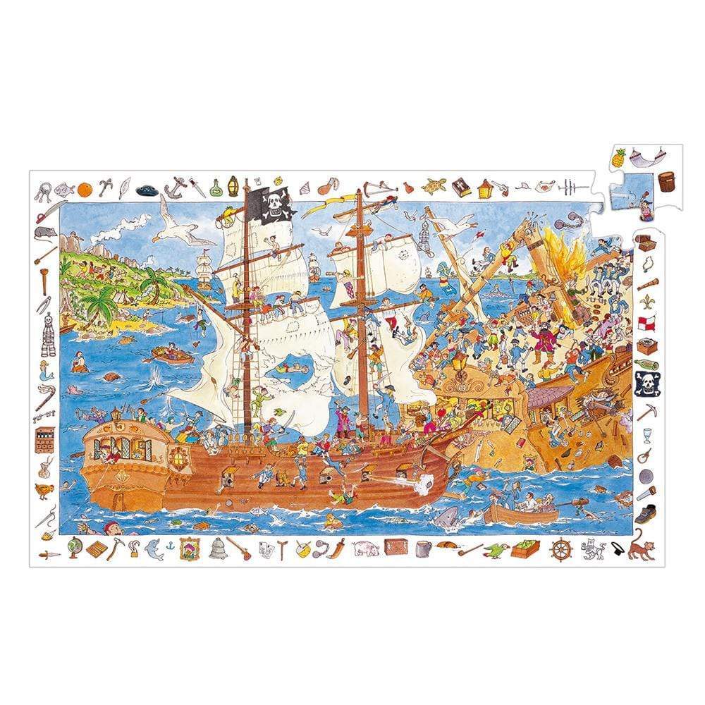 Puzzle Observación Piratas 100 Piezas