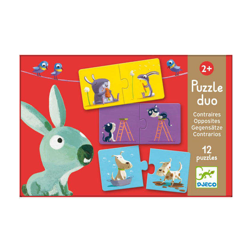 Puzzle Duo  Opuestos 24 piezas