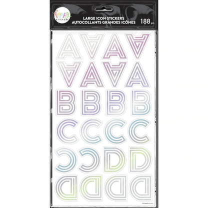 Set Stickers Alfabeto - Deco Rainbow