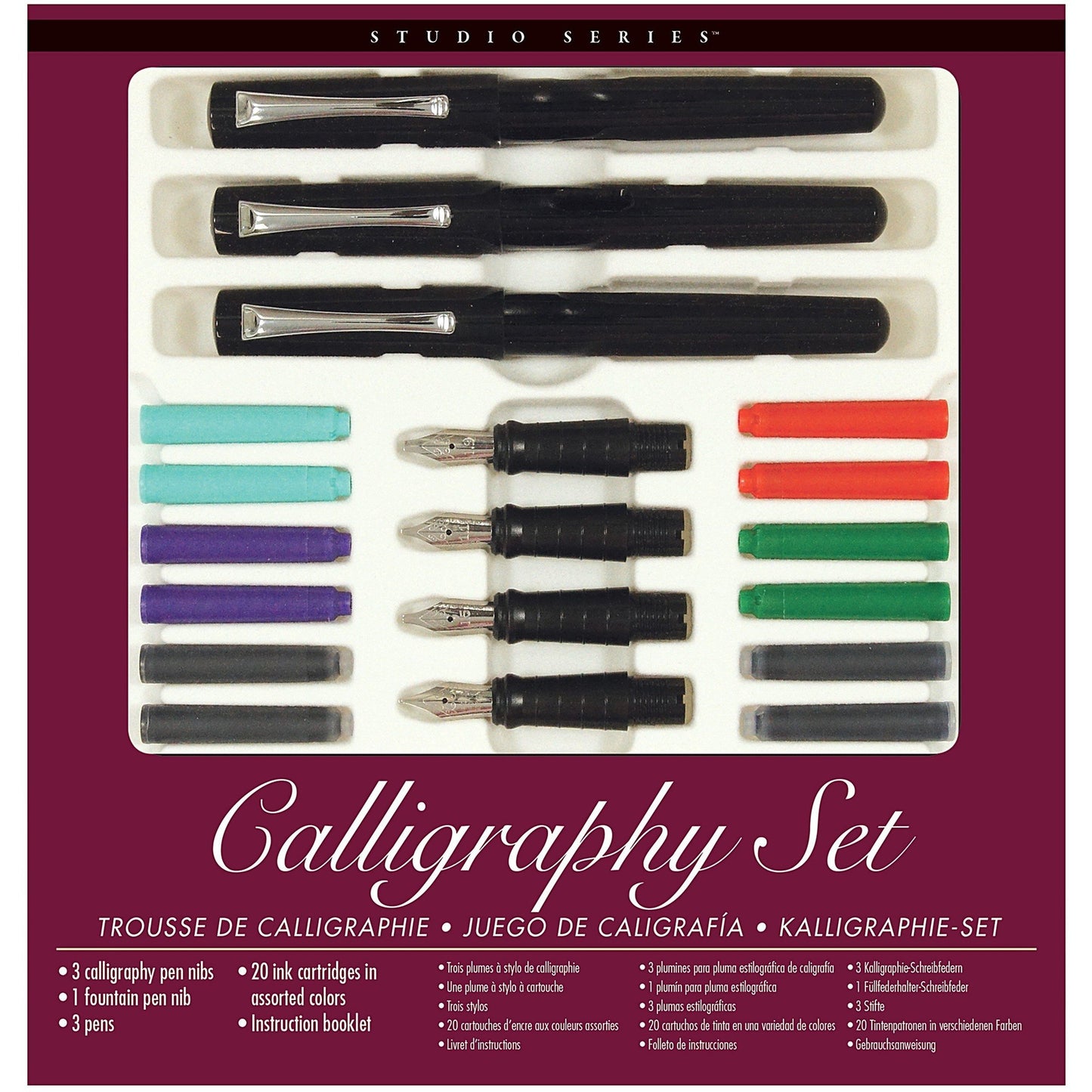 Set Caligráfico Studio con tintas
