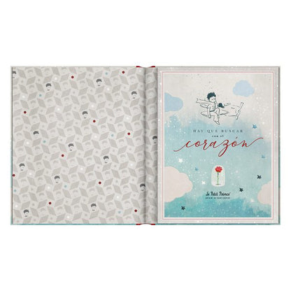 Libreta Tapa Dura Grande - Principito Corazón