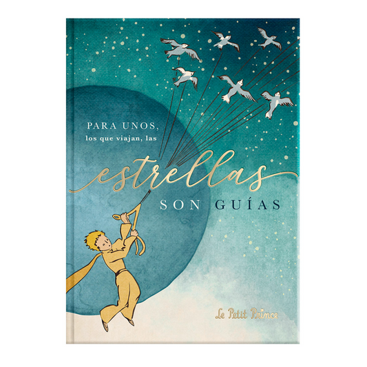 Libreta Tapa Dura el Principito Estrellas
