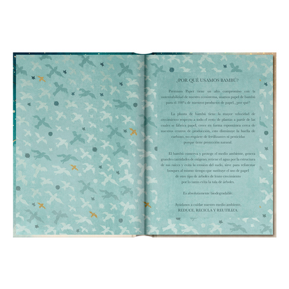 Libreta Tapa Dura el Principito Estrellas