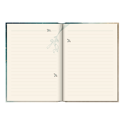 Libreta Tapa Dura el Principito Estrellas