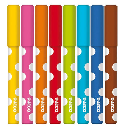 Set de 8 Lápices Suaves de Fieltro para niños pequeños