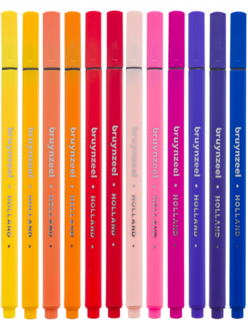 Marcadores Punta Fina Set 36 Colores – Papelería Mi lápiz SpA
