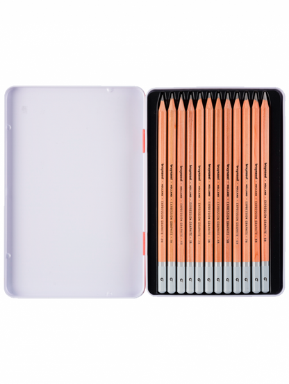 Lápices Grafito Bruynzeel Expression Caja 12 Gradaciones