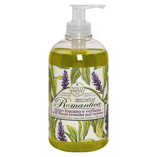 Jabón líquido Romántica - Lavanda y Verbena - 500 ml