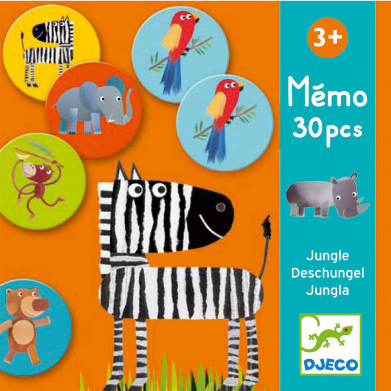 Memo Jungla 30 piezas