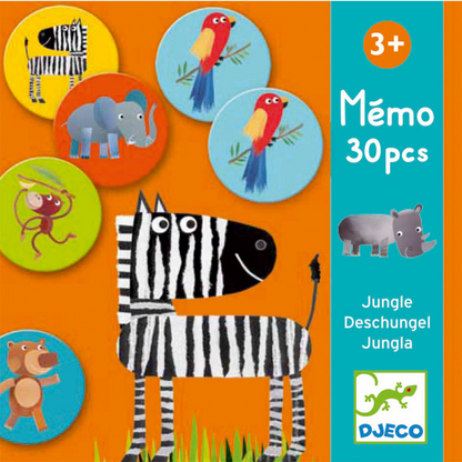 Memo Jungla 30 piezas