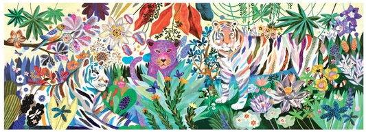 Puzzle Gallery Rainbow Tigers 1000 piezas