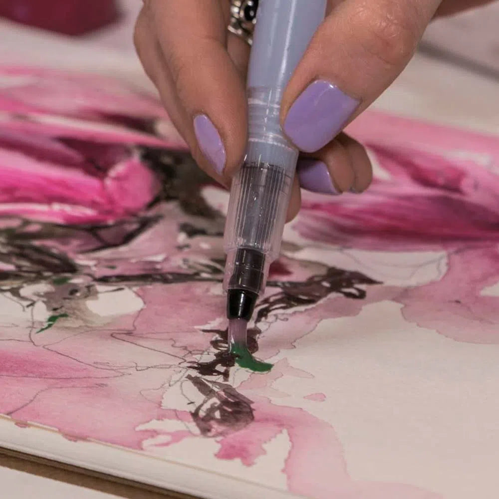 Set de Acuarela en pastillas Koi 24 colores con water brush