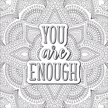 Libro para colorear - self care