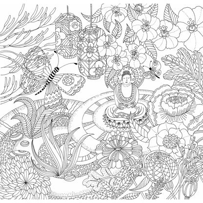 Libro para Colorear Zen garden